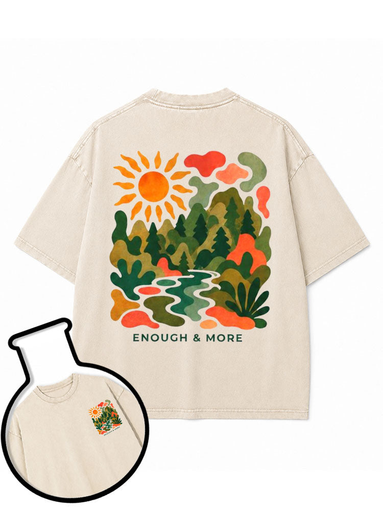 ENOUGH & MORE Washed T-Shirt