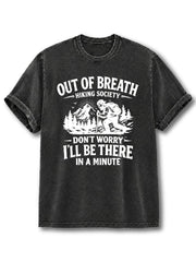 Out Of Breath Hiking Washed T-Shirt