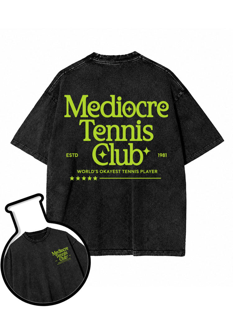 Mediocre Tennis Club Washed T-Shirt