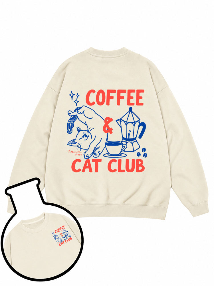 COFFEE & CAT CLUB Sweatshirt