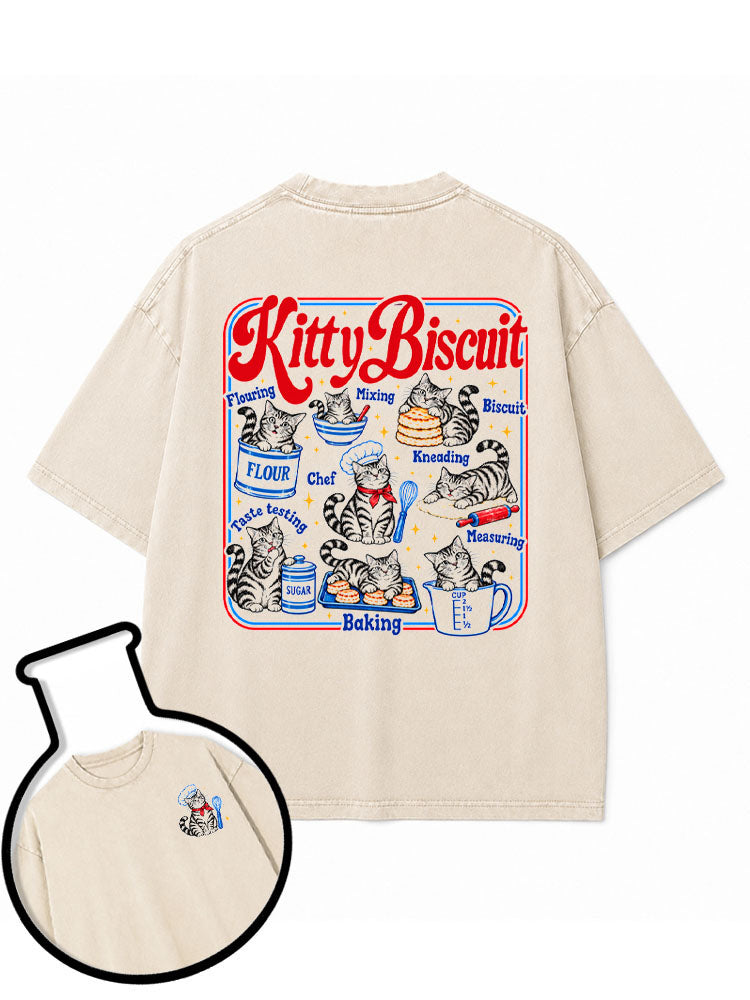 Kitty Biscuit Washed T-Shirt
