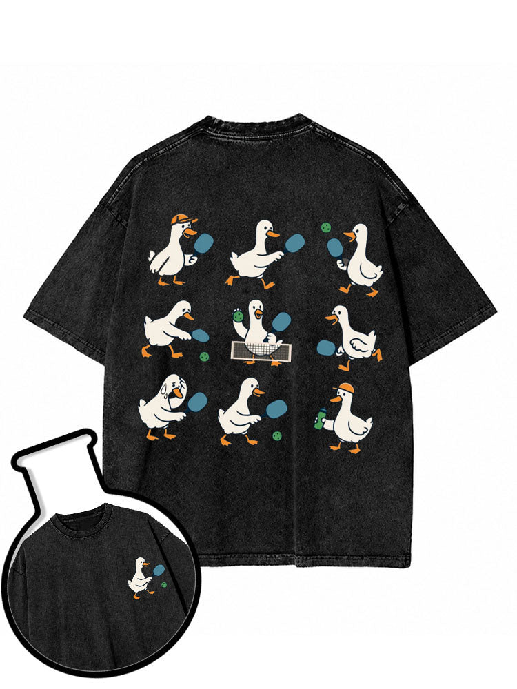 Silly Goose Pickleball Club Washed T-Shirt