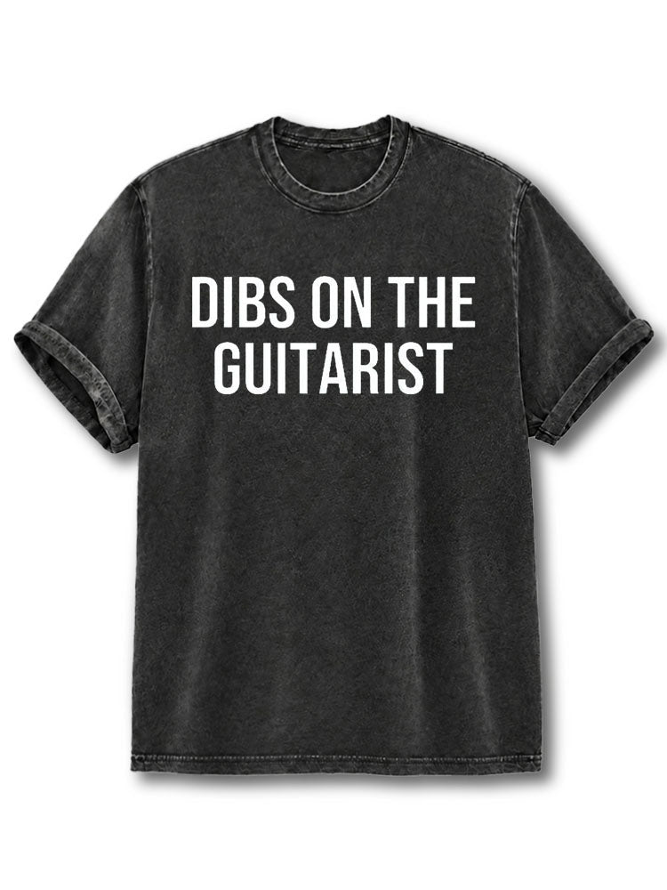 Dibs on The Guitarist Washed T-Shirt