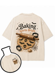 BAKING SPIRITS BRIGHT Washed T-Shirt