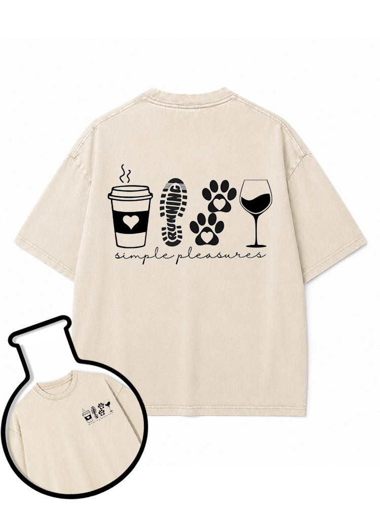 RUNNINGSIMPLE PLEASURES Washed T-Shirt
