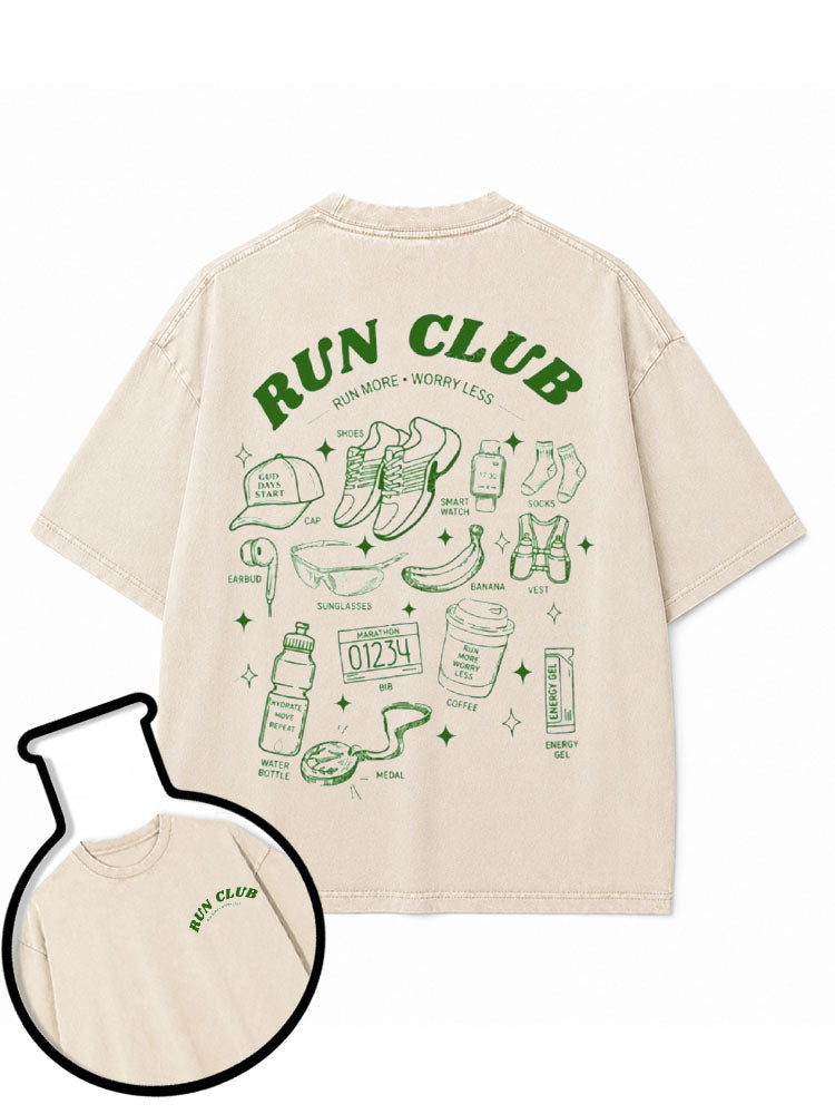 Run Club Washed T-Shirt