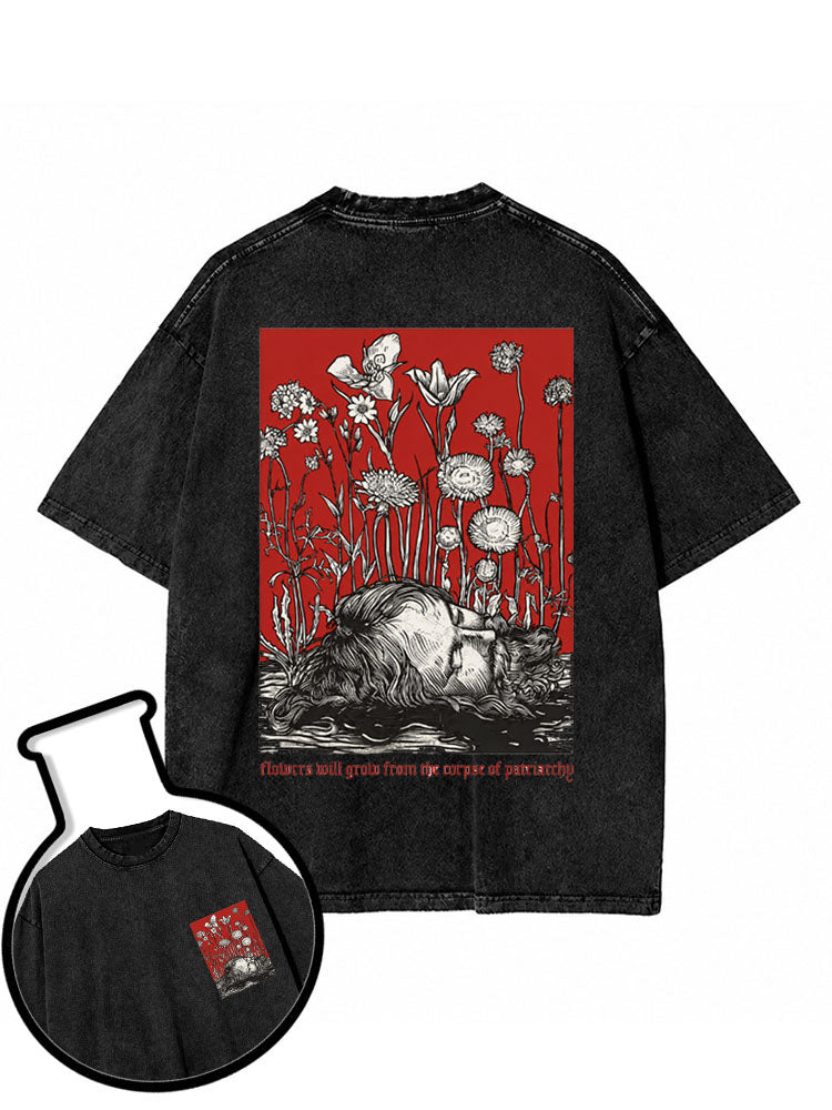Death of Patriarchy Washed T-Shirt