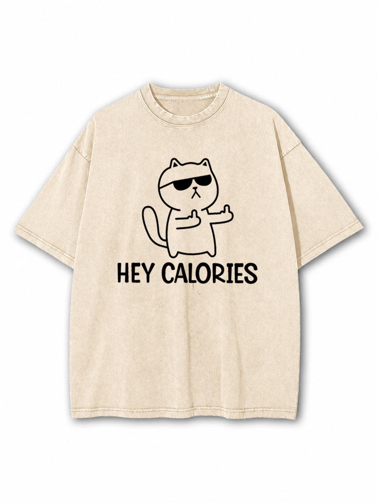 Hey Calories Washed T-Shirt