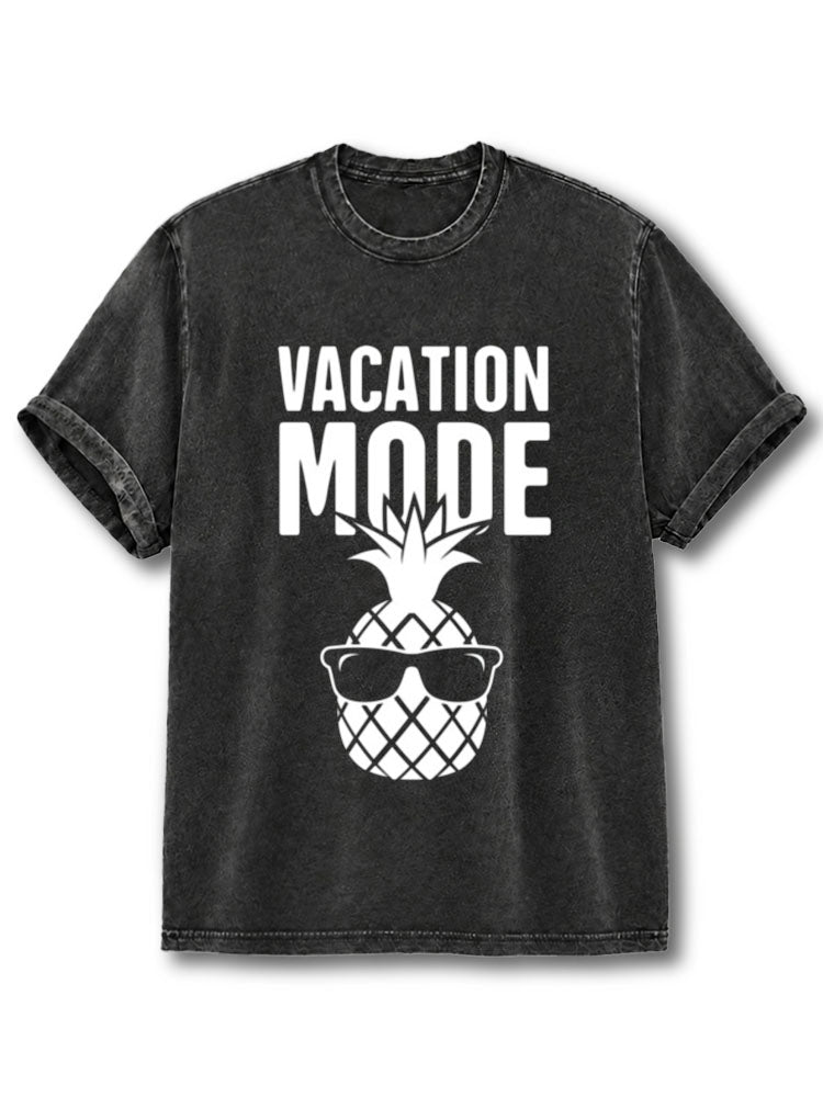 VACATION MODE Washed T-Shirt