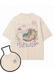 Hike life is the best life Washed T-Shirt