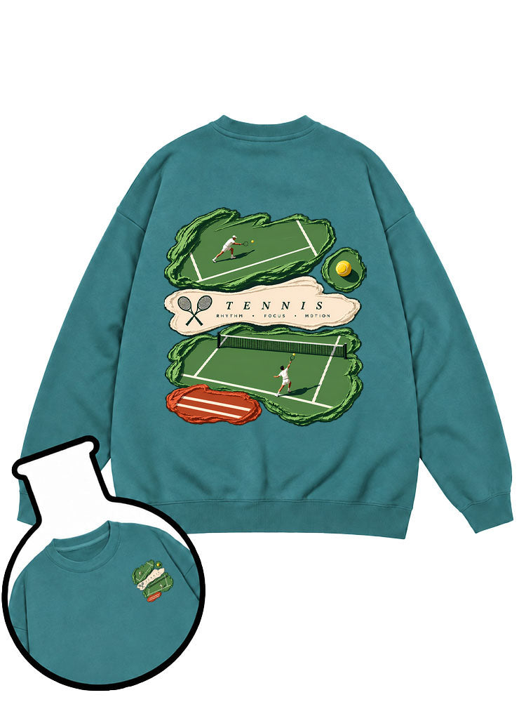 Vintage Sporty Tennis Club Sweatshirt