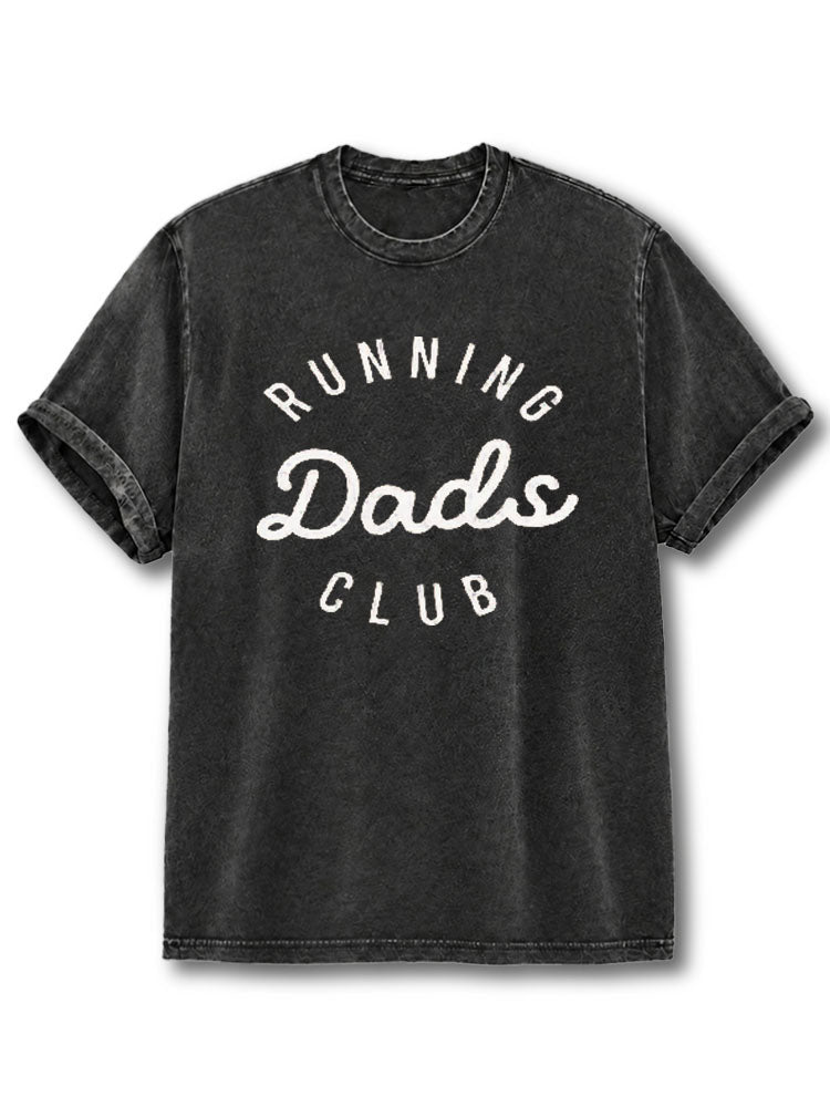 Running Dads Club Washed T-Shirt