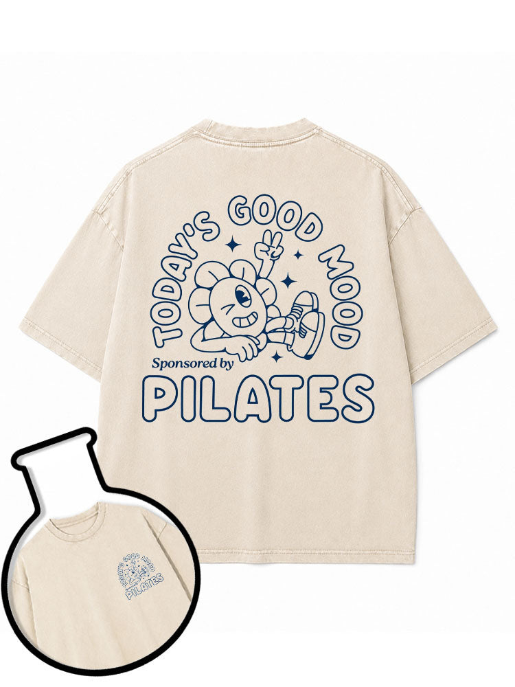 TODAY’S GOOD MOOD Sponsored by PILATES Washed T-Shirt