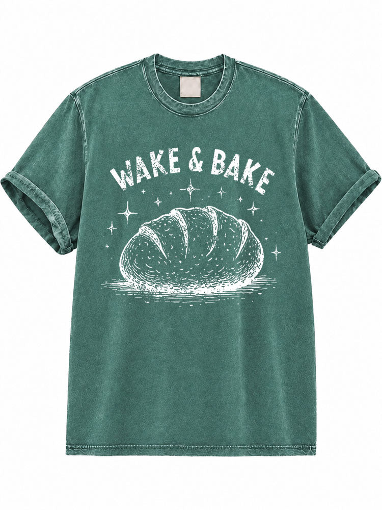 Wake& Bake Washed T-Shirt
