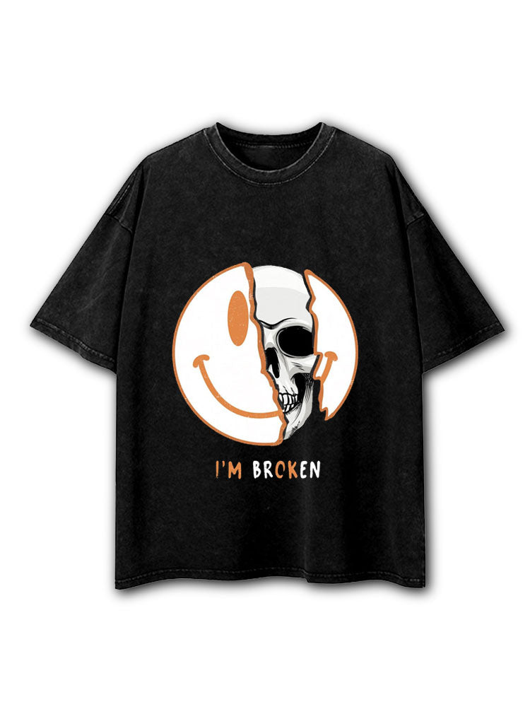 I'm Broken Washed T-Shirt