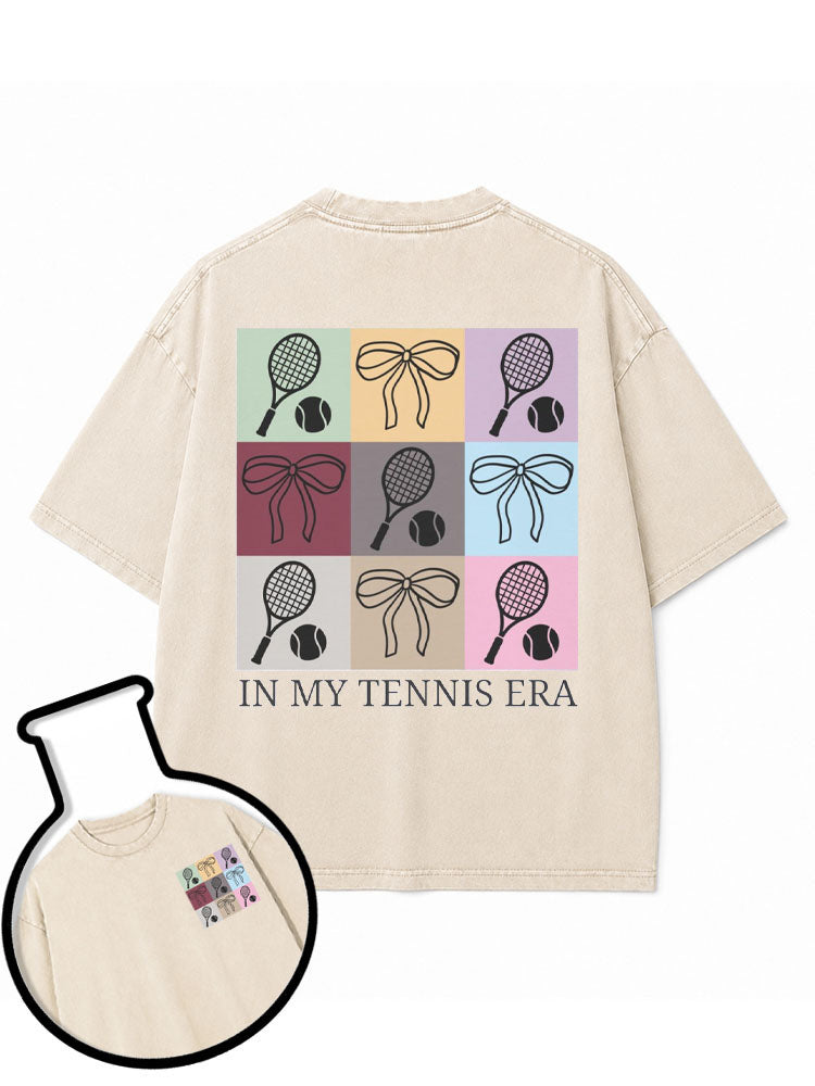 IN MY TENNIS ERA Washed T-Shirt
