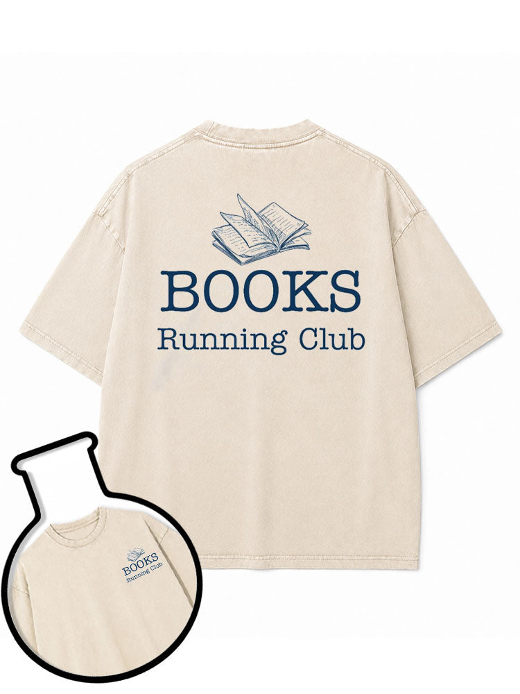 BOOKS Running Club Washed T-Shirt