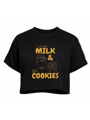 Fresh Milk & Cookies Crop Tops