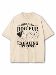 Exhaling The Stress Washed T-Shirt