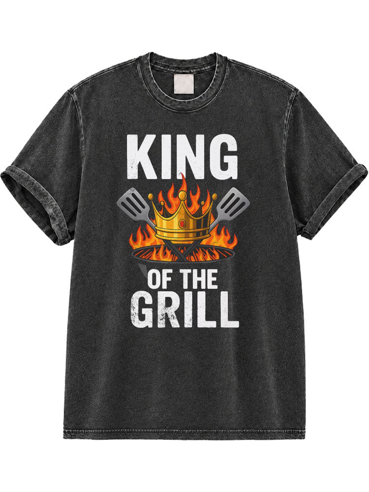 King of the Grill Washed T-Shirt