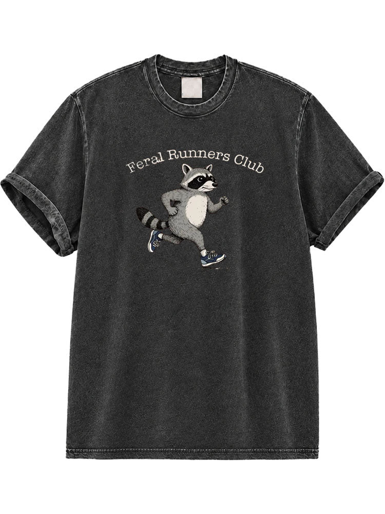 Feral Runners Club Washed T-Shirt