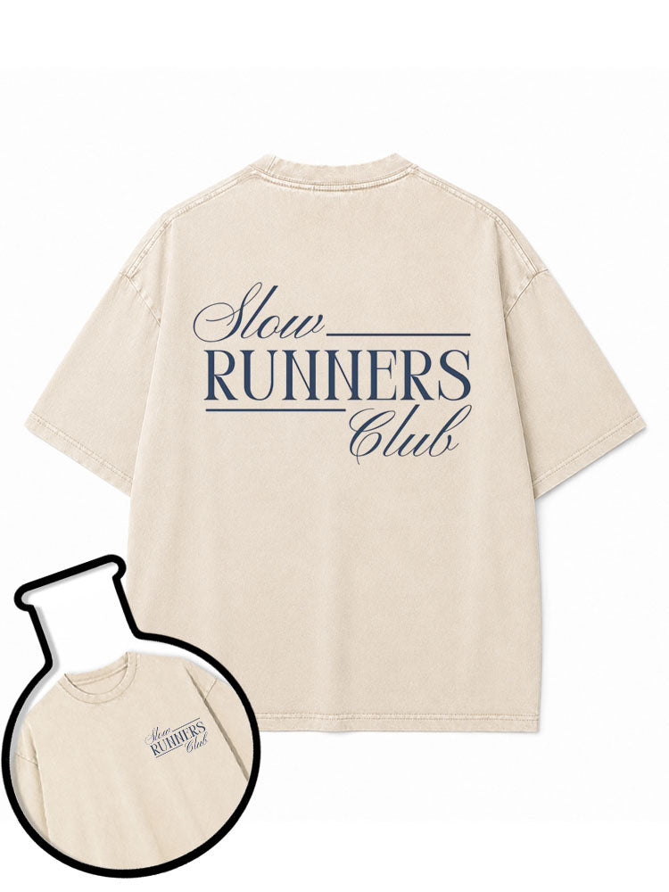 Slow Runners Club Washed T-Shirt