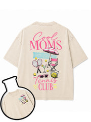 cool moms tennis club Washed T-Shirt