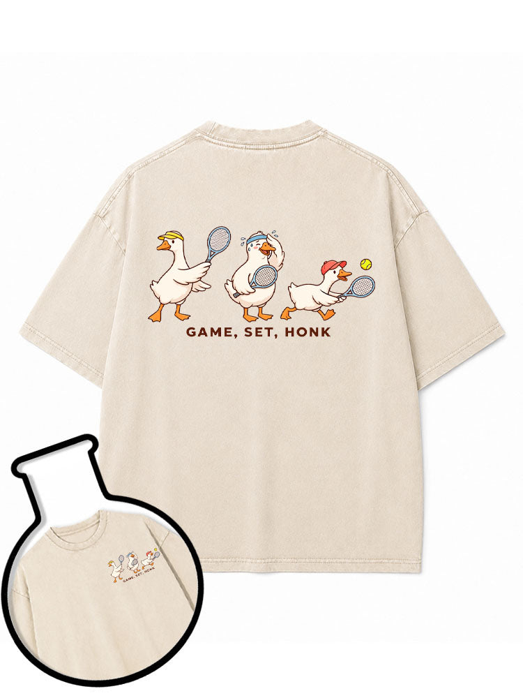 GAME SET HONK Washed T-Shirt