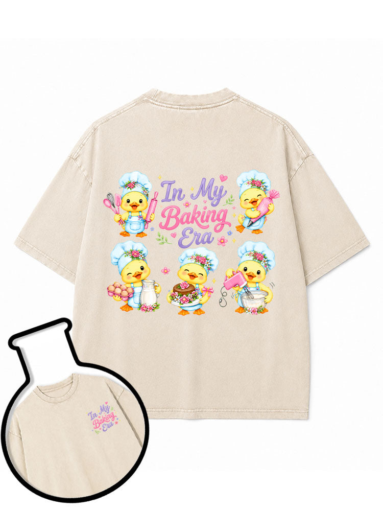 IN MY BAKING ERA Washed T-Shirt