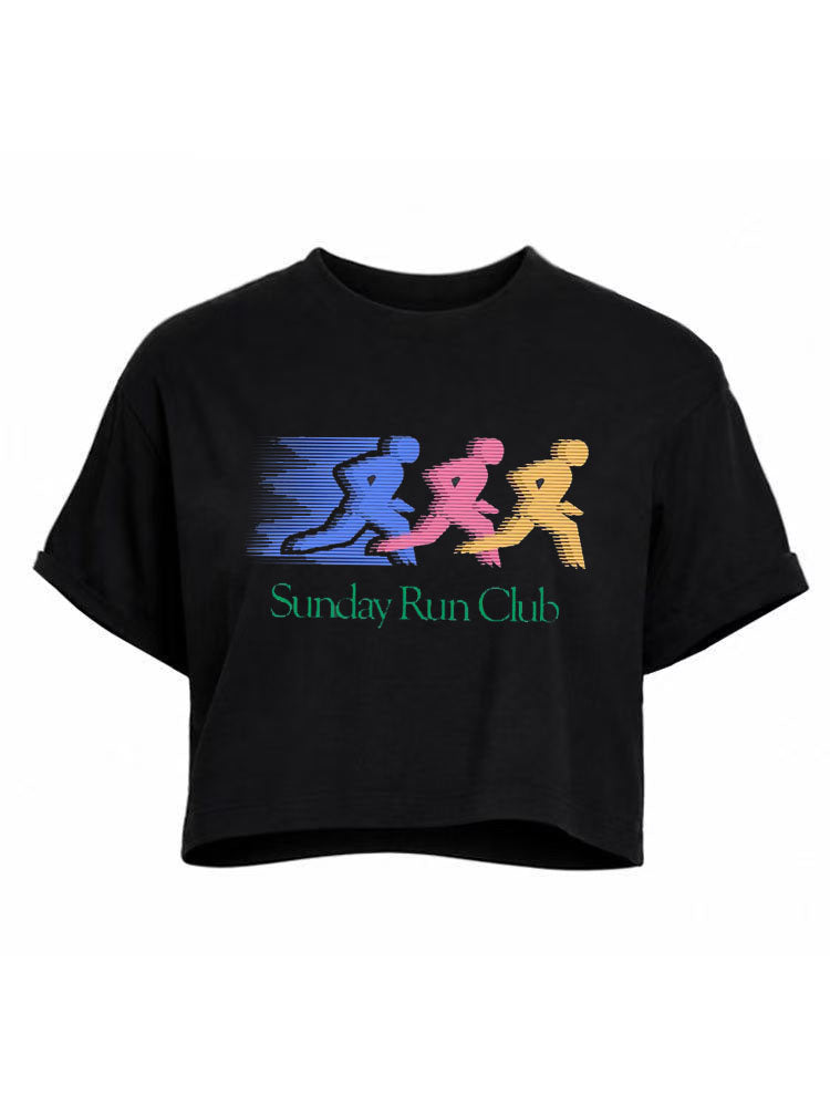 Sunday Run Club Crop Tops