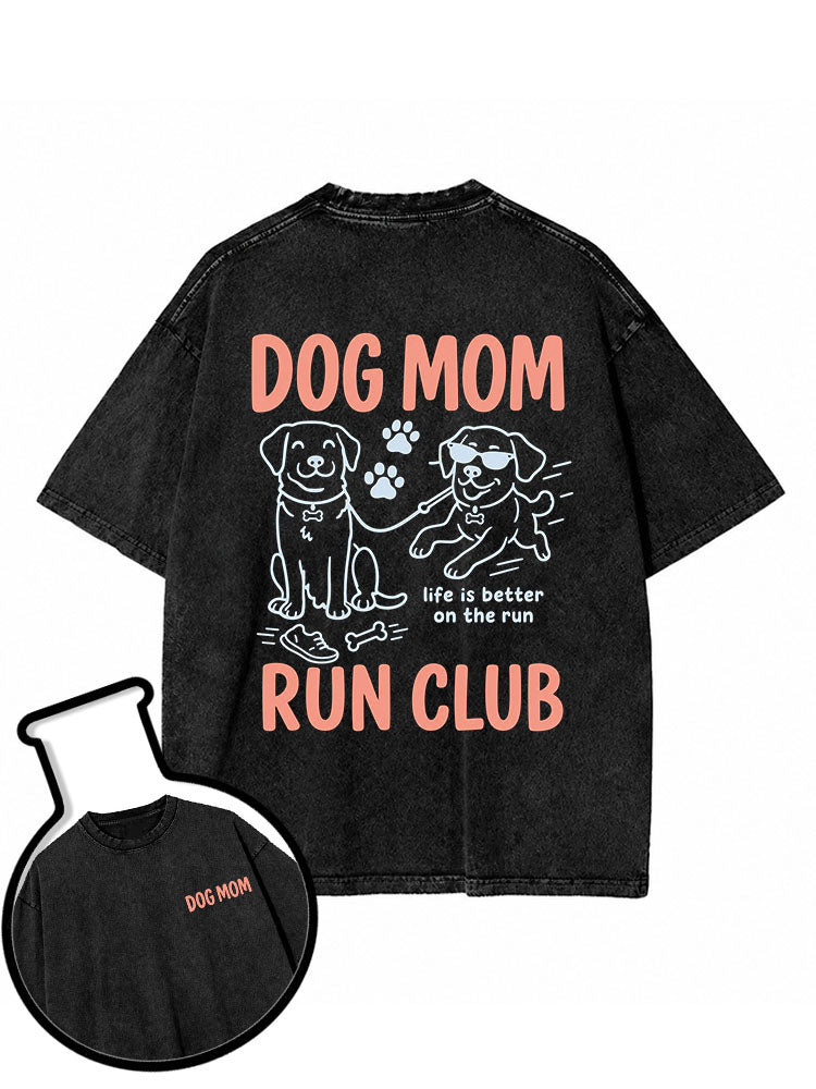life is better on the run Washed T-Shirt