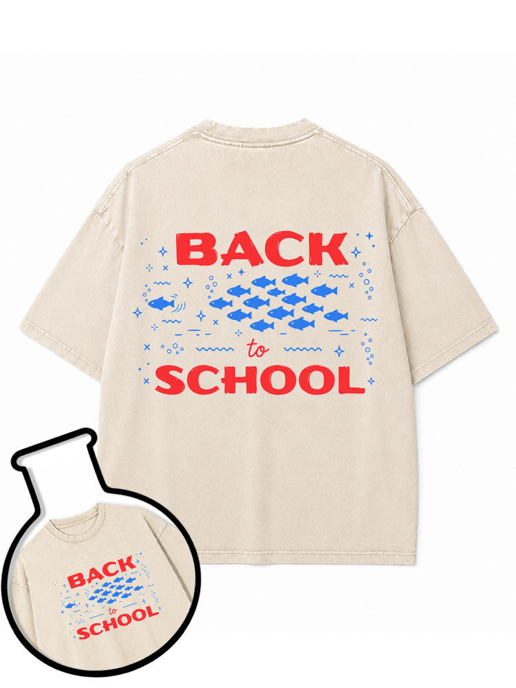 BACK TO SCHOOL Washed T-Shirt
