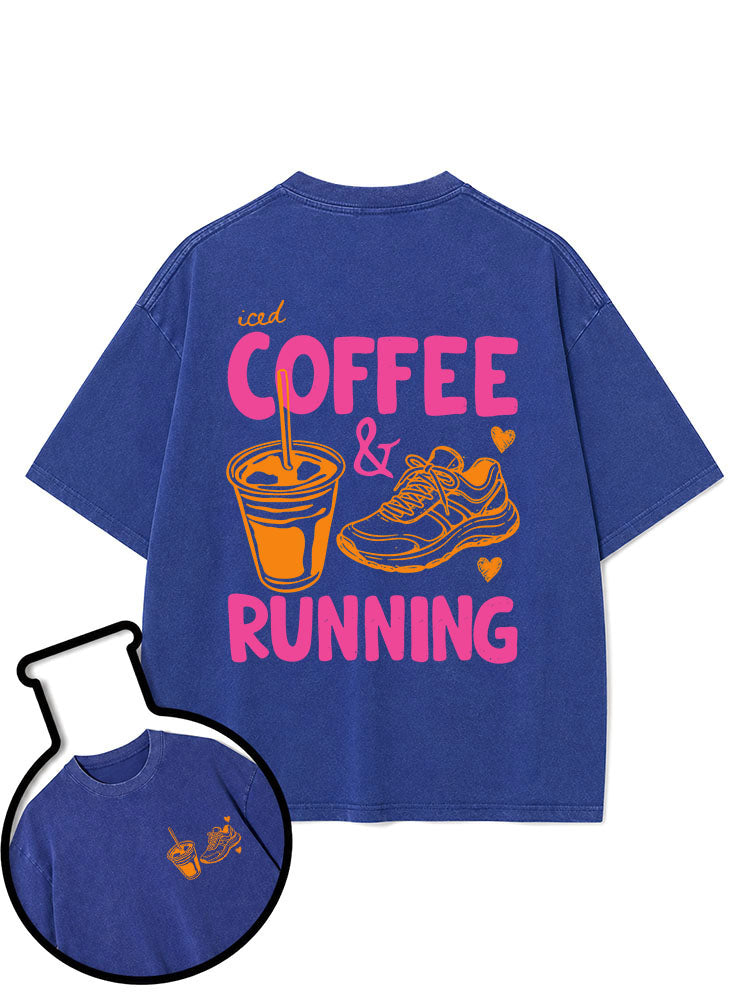 Iced Coffee Running Washed T-Shirt