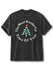 Most Runderful Time of the Year Washed T-Shirt