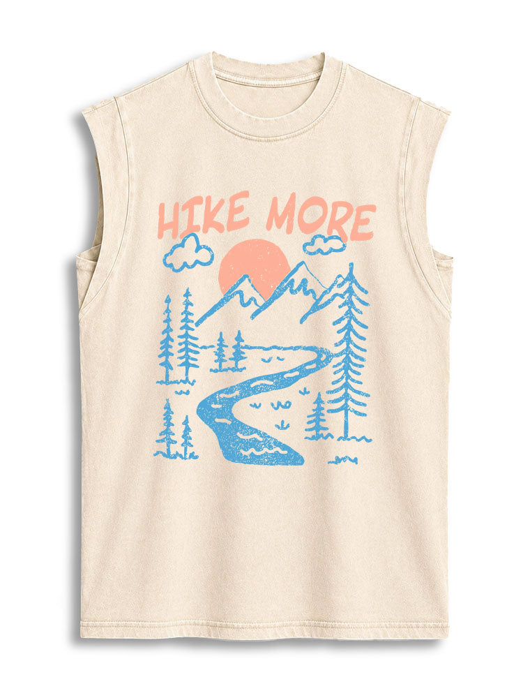 HIKE MORE Vintage Washed Cotton Tank Top