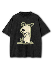 Sarcastic Puppy Washed T-Shirt