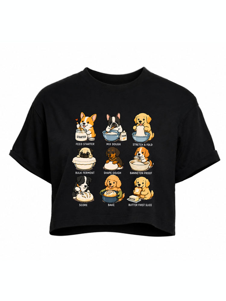 DOG BAKERY LIFE Club Crop Tops