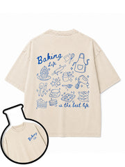 BAKING LIFE IS THE BEST LIFE Washed T-Shirt