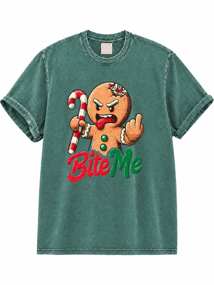 Bite Me Washed T-Shirt