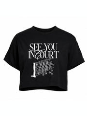 SEE YOU IN COURT Crop Tops