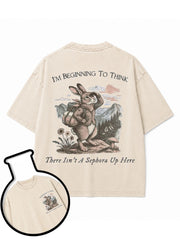 I'M BEGINNING TO THINK Washed T-Shirt