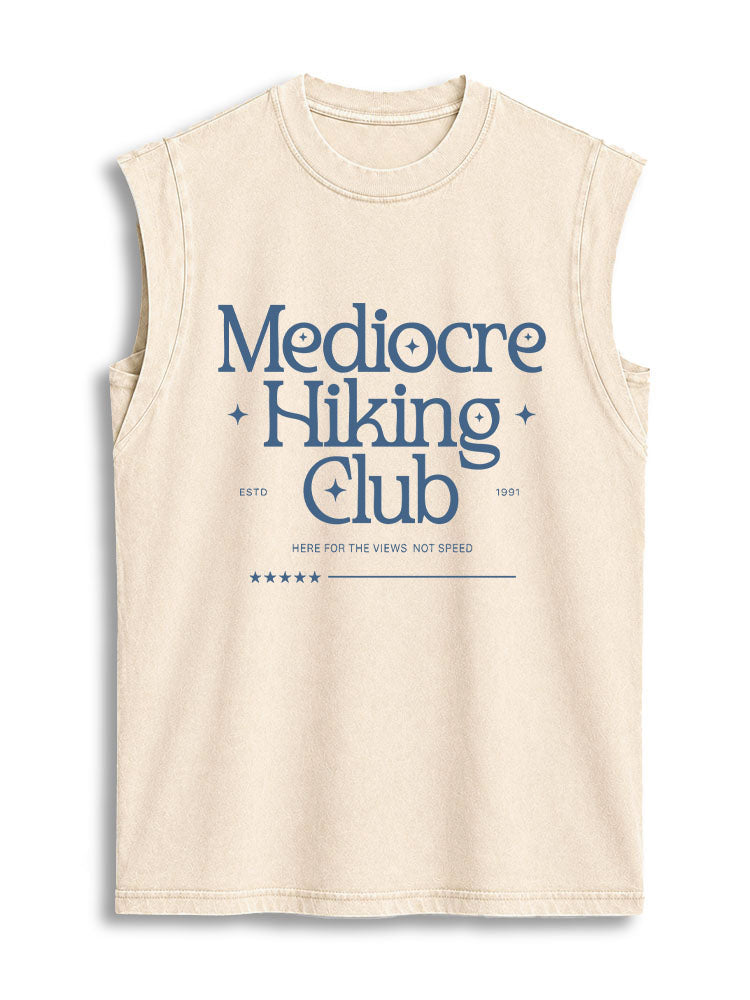 Mediocre Hiking Club Vintage Washed Cotton Tank Top
