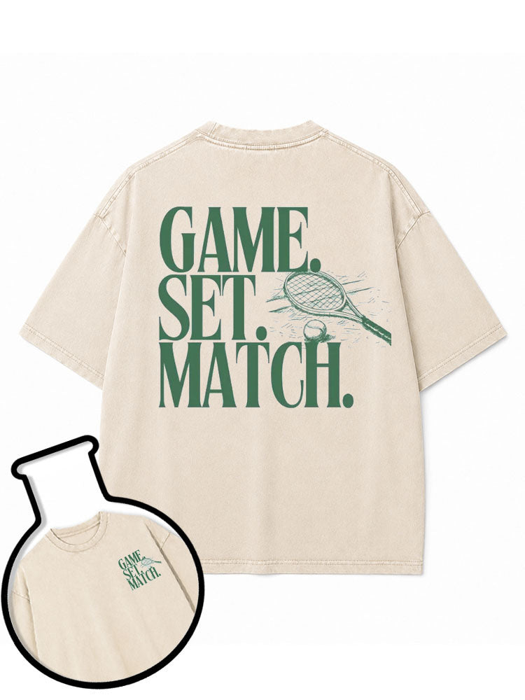 GAME SET MATCH Washed T-Shirt