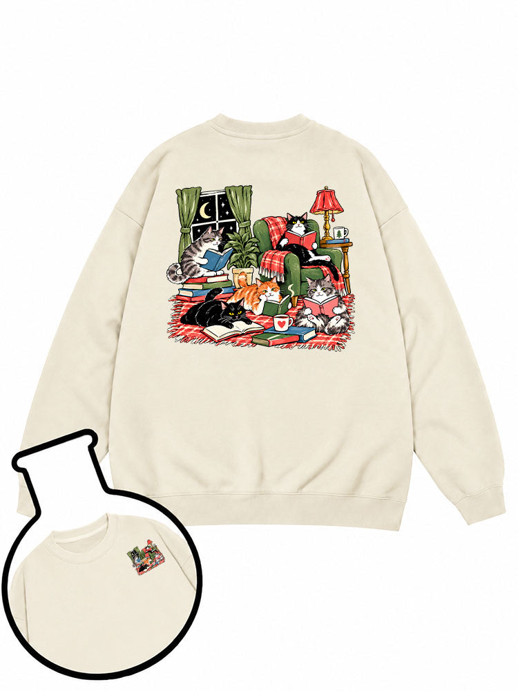A Tail of Cozy Reads Sweatshirt