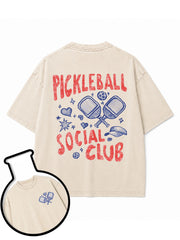 PICKLEBALL SOCIAL CLUB Washed T-Shirt