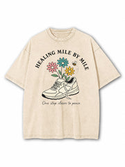 Healing Mile By Mile Washed T-Shirt