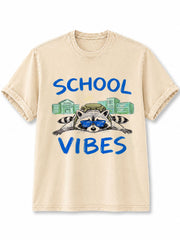 SCHOOL VIBES Washed T-Shirt