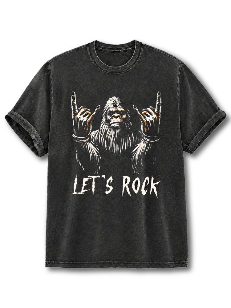Let's Rock Washed T-Shirt