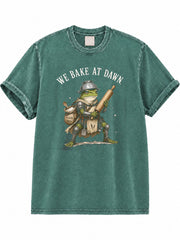 Frog Knight Baker Washed T-Shirt