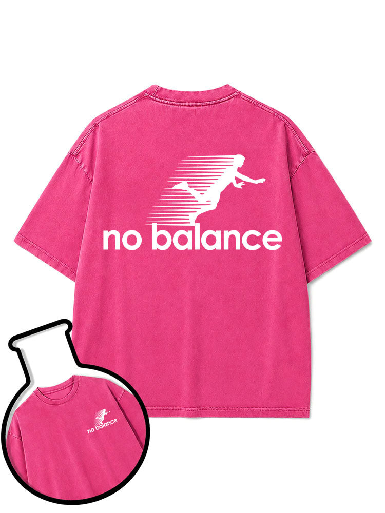 no balance Washed T-Shirt